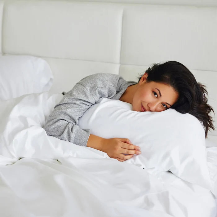 Natural Organic Cotton Sateen Pillowcase Pair