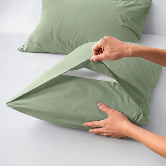 Natural Organic Cotton Sateen Sheet Set