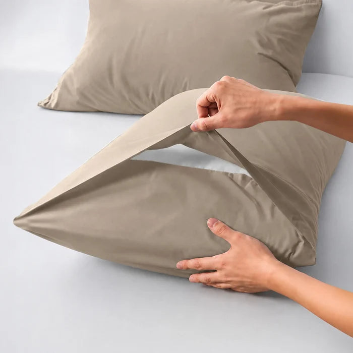 Natural Organic Cotton Sateen Sheet Set