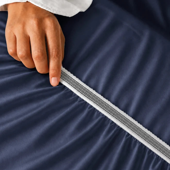 Natural Organic Cotton Sateen Sheet Set