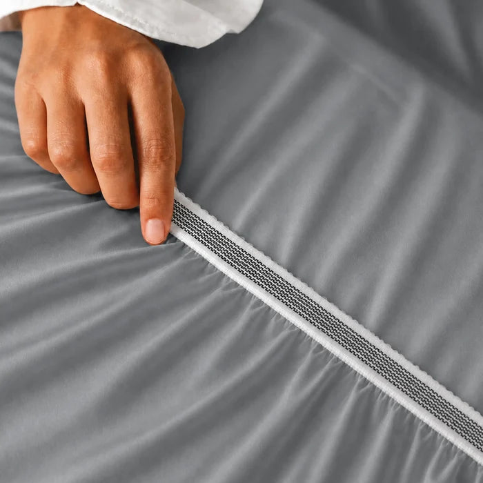 Natural Organic Cotton Sateen Sheet Set