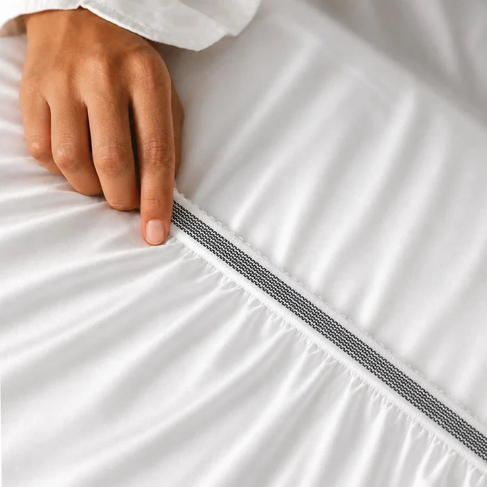 Natural Organic Cotton Sateen Sheet Set
