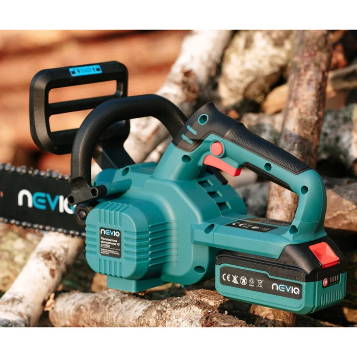 NEVIQ cordless chainsaw, 12'' bar, 1000W, brushless motor, L12302