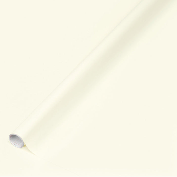 Off white matte adhesive vinyl roll