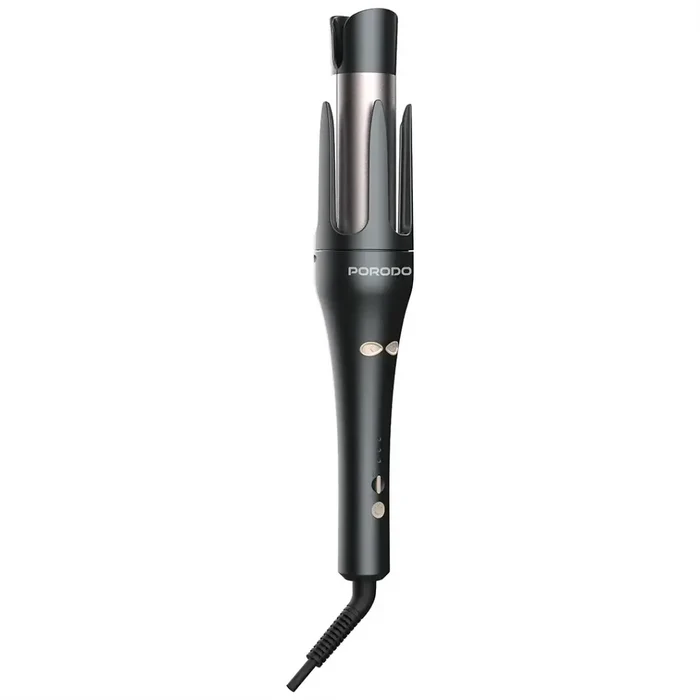 Porodo Lifestyle Automatic 2-In-1 Hair Styler, Fast Heating Hair Curler & Straightener