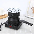 An Electric Coal Burner Stove placed on a table