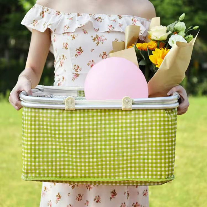 Portable Picnic Mat Basket Foldable Hiking Outdoor Pocket Beach Mat Camping Equipment