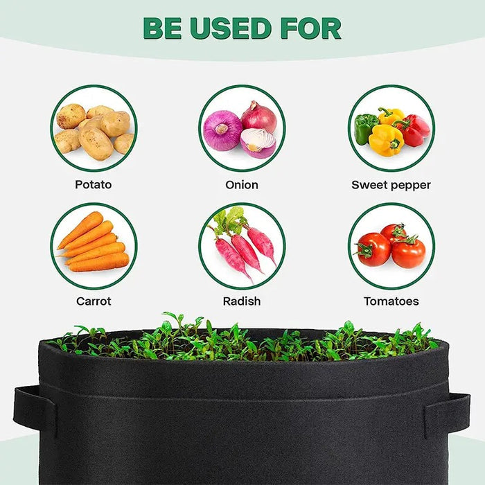 Different uses of Potato Grow Bags with Durable Handle and Nonwoven Fabric