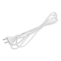 Power cable 2x 0.5mm 2m without tip white LXAC16