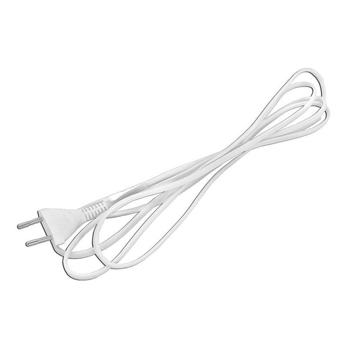 Power cable 2x 0.5mm 2m without tip white LXAC16