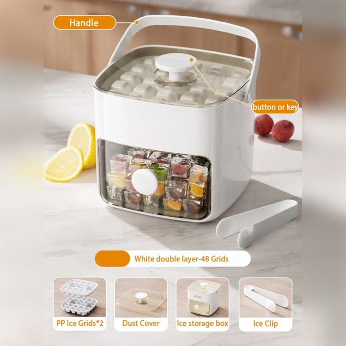 Parts Details of Press-Type  Ice Cube Maker.