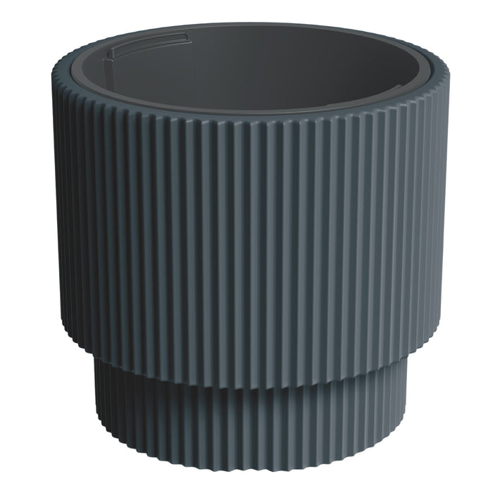 Prosperplast flower pot, with insert, height 37.5cm, anthracite, Milly