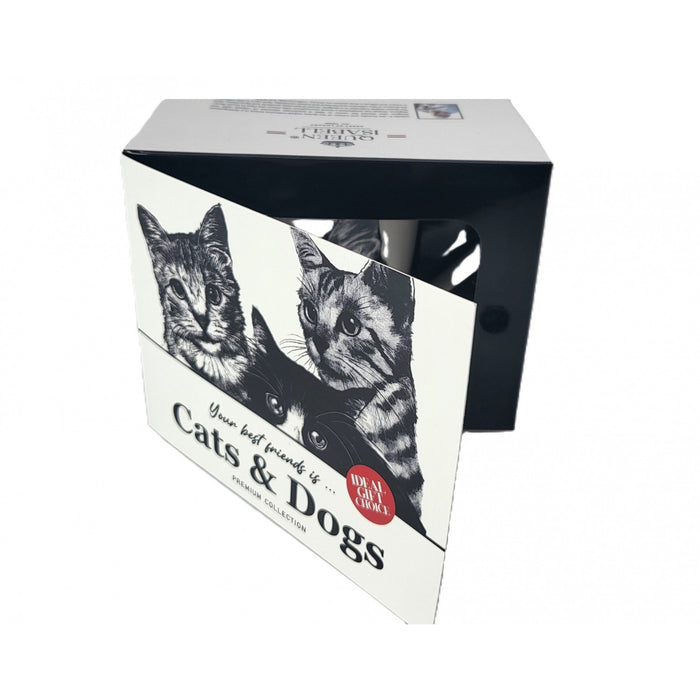 Queen Isabel porcelain mug, American Shorthair cat, 350ml, Q1-05195