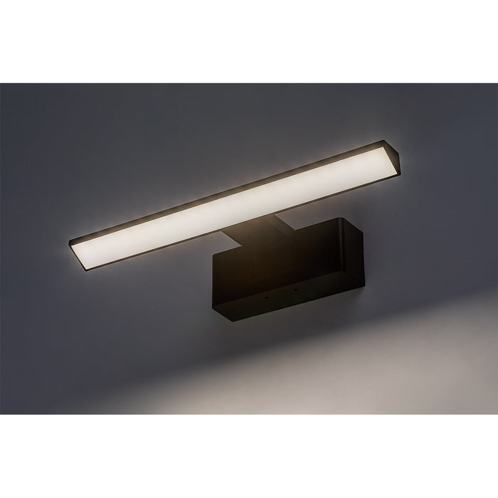 Rabalux bathroom lamp, 6W power, 4000K natural white, IP44. black, Loric