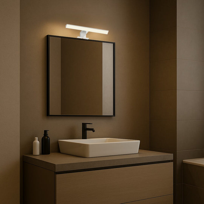 Rabalux bathroom lamp, power 6W, natural white 4000K, IP44. chrome, Loric