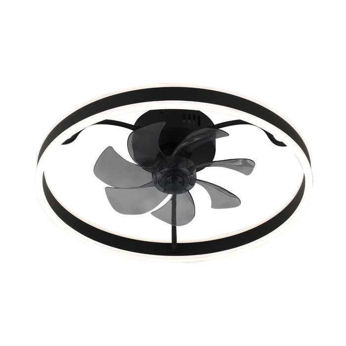 Rabalux ceiling lamp, light with fan, 40W, black, Fanfy