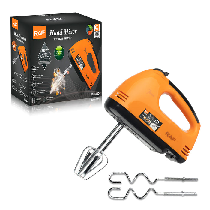 RAF 270W Hand Mixer and its Pack.