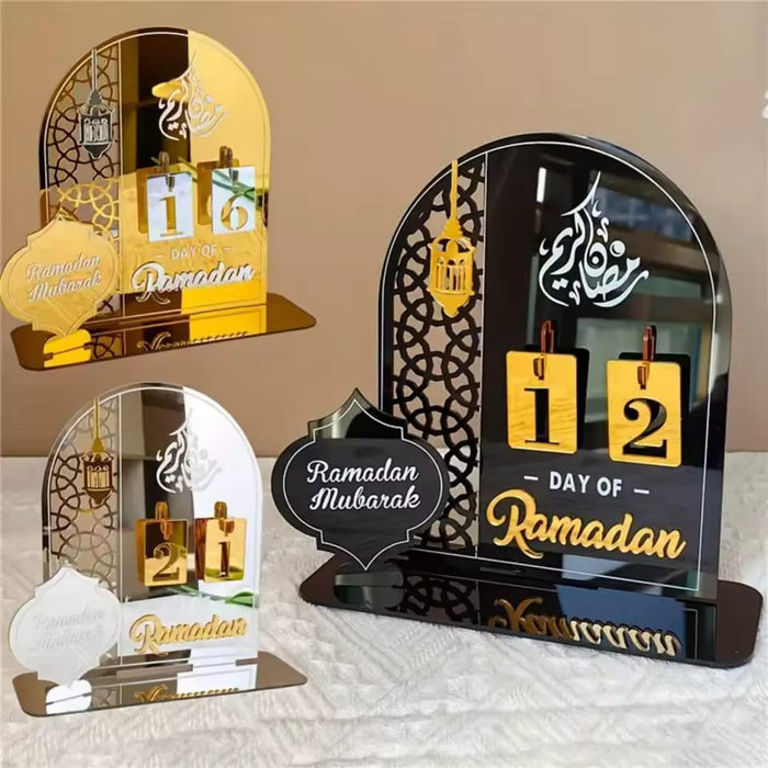 Different Colors Of Ramadan Countdown Calendar.