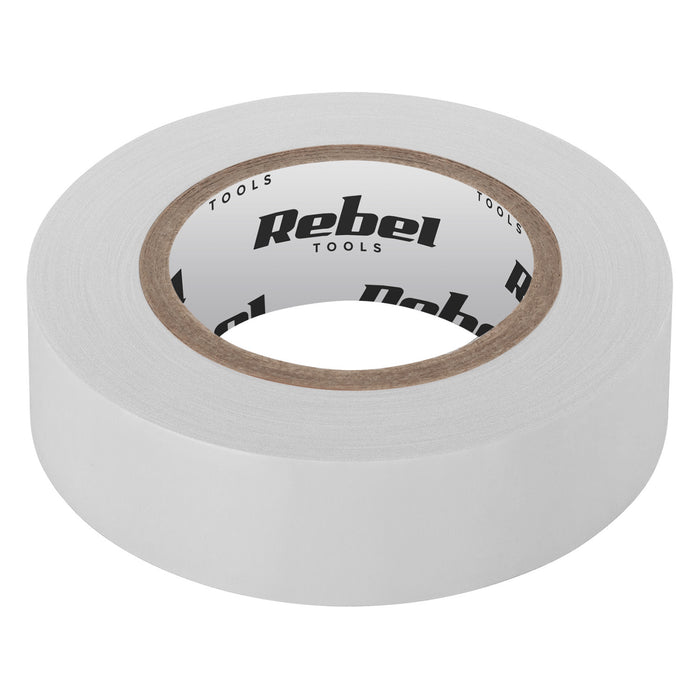 REBEL adhesive insulating tape (0.13 mm x 19 mm x 20 yd) white