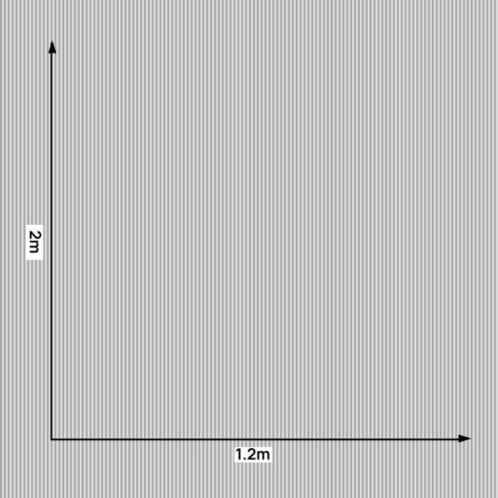 Reeded window film measurements