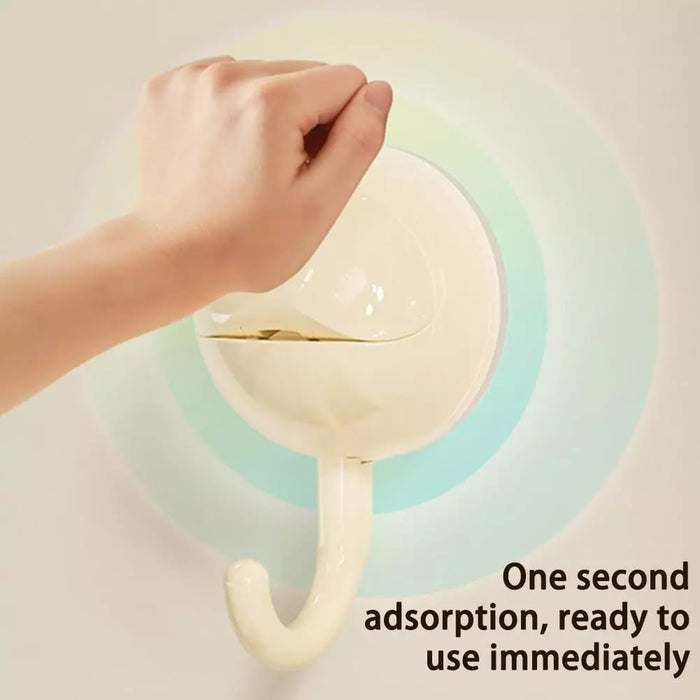 Fixing of Reusable Suction Cup Hook.