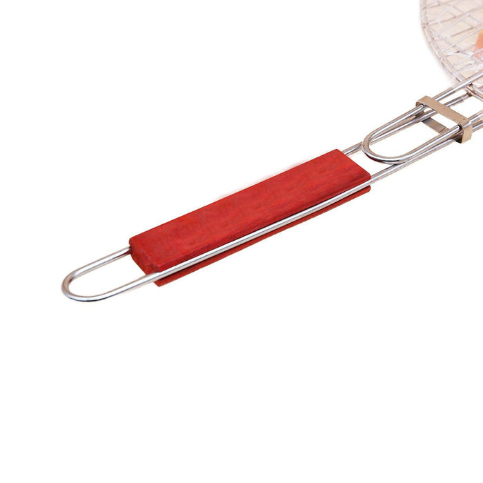 Handle Round BBQ Barbeque Grill Net.