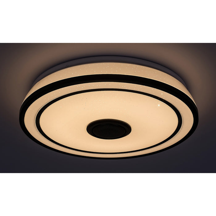 Round ceiling lamp Rabalux, 24W LED, RGB, Bluetooth, timer, Nikolaus