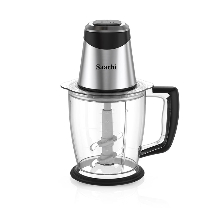 A Saachi 1.5L Electric Chopper & Egg Beater.