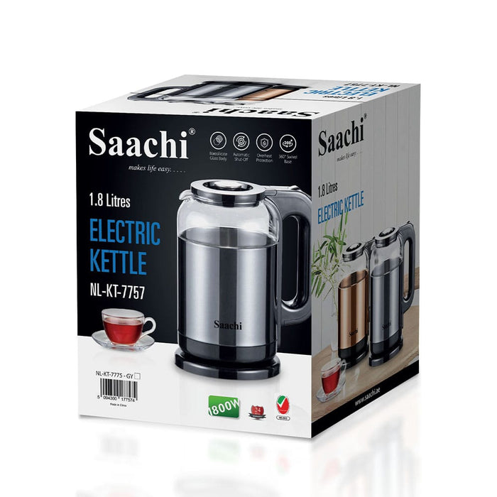 Package Of Saachi 1.8 Liters Electric Kettle NL-KT-7757.