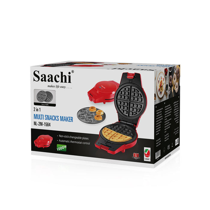Pack of A Saachi electric donut maker.