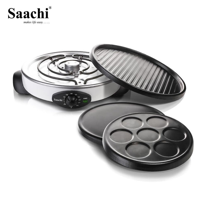 A Saachi 3-in-1 Crepe, Grill & Pancake Maker.