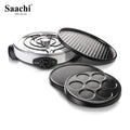 A Saachi 3-in-1 Crepe, Grill & Pancake Maker.