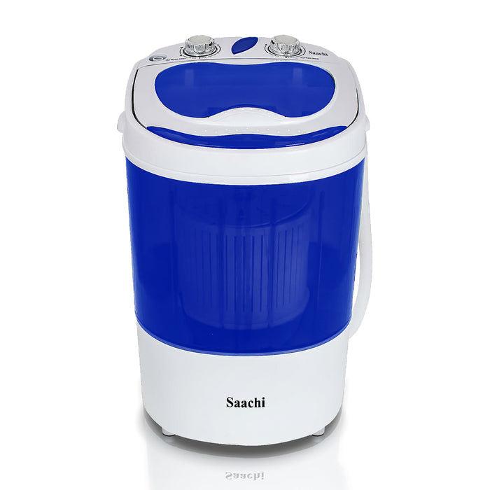 Saachi Single Tub Mini Washing Machine with Spinner & Shoe Brush.