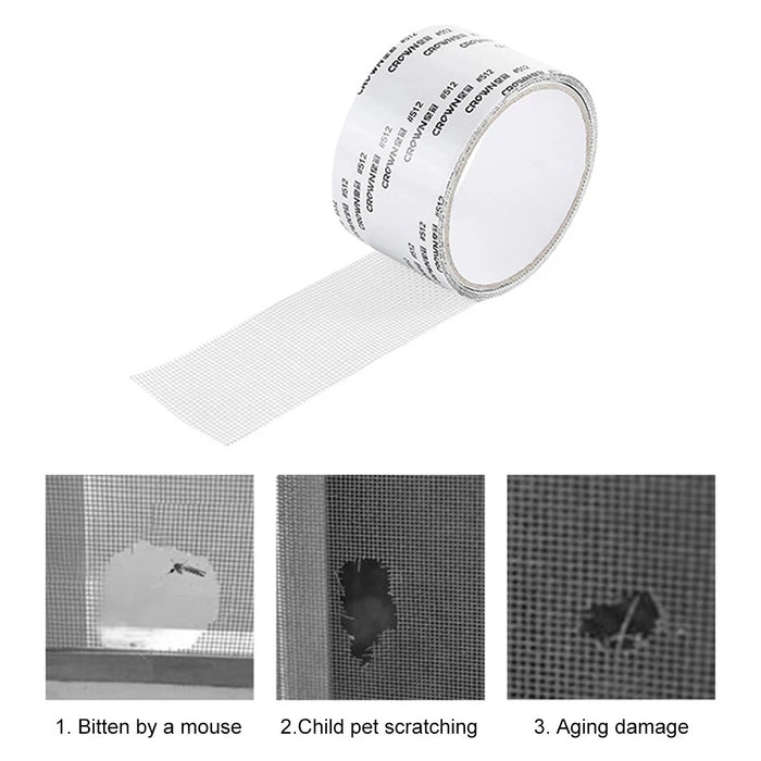 3 common issues of net damage. a pair of scissors cutting a tape