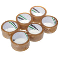 Self-adhesive packing tape transparent solvent 54m 48mm - 6 pieces