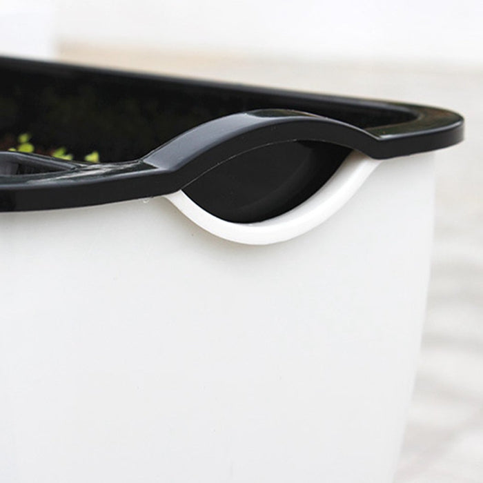 Self Watering Planter Pot, Double Layer Flower Pot with Visible Water Level
