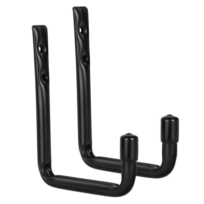 Set of 2 Maclean wall mounts, for tires, wheels, ladder, bicycle, steel, max. load 22kg/handle, MC-488