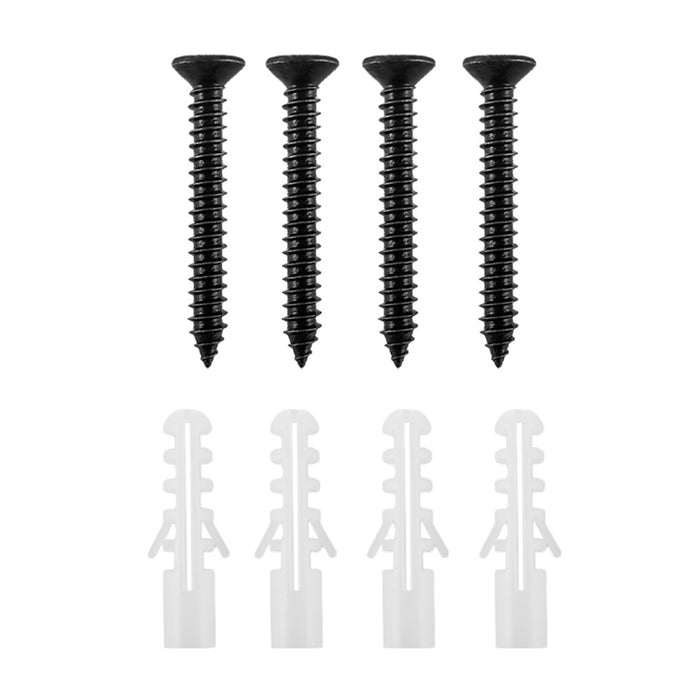 Set of 4 Maclean wall mounts, for tires, wheels, ladder, bicycle, steel, max load 22kg/handle, MC-489