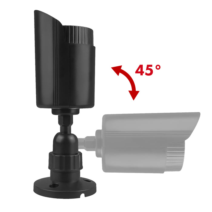 Set of two dummy tube cameras, IR LEDs, black, 2xAA power supply (not included), ABS, IR1800 BT