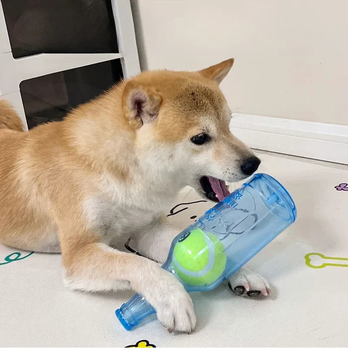 ShedShift™ Bottle-Shaped Dog Chew Toy