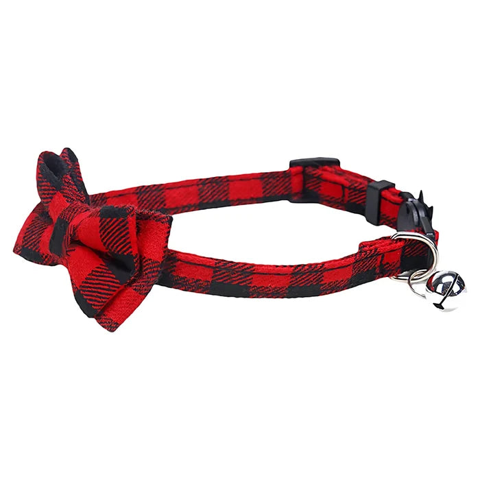 ShedShift™ Plaid Bow Tie Collar