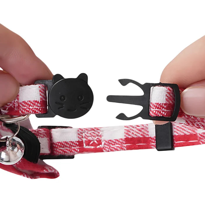 ShedShift™ Plaid Bow Tie Collar