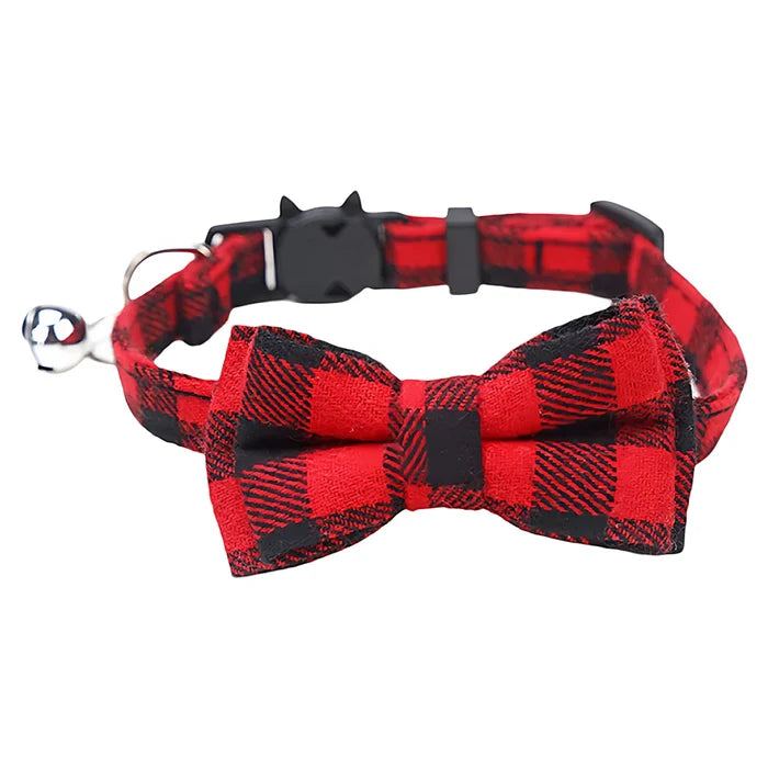ShedShift™ Plaid Bow Tie Collar