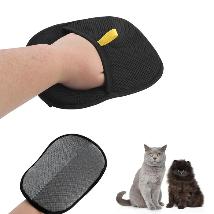Reusable pet hair cleaning glove