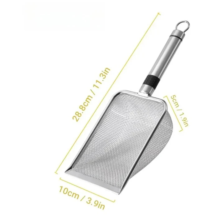 ShedShift™ Stainless Steel Cat Litter Scoop – Easy-Clean Metal Scoop