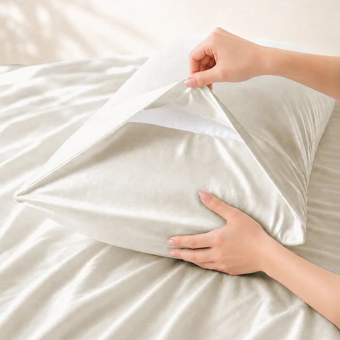 Signature Bamboo Viscose Sateen Pillowcase Pair