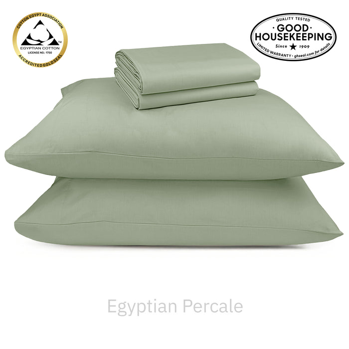 Signature Egyptian Cotton Percale Sheet Set