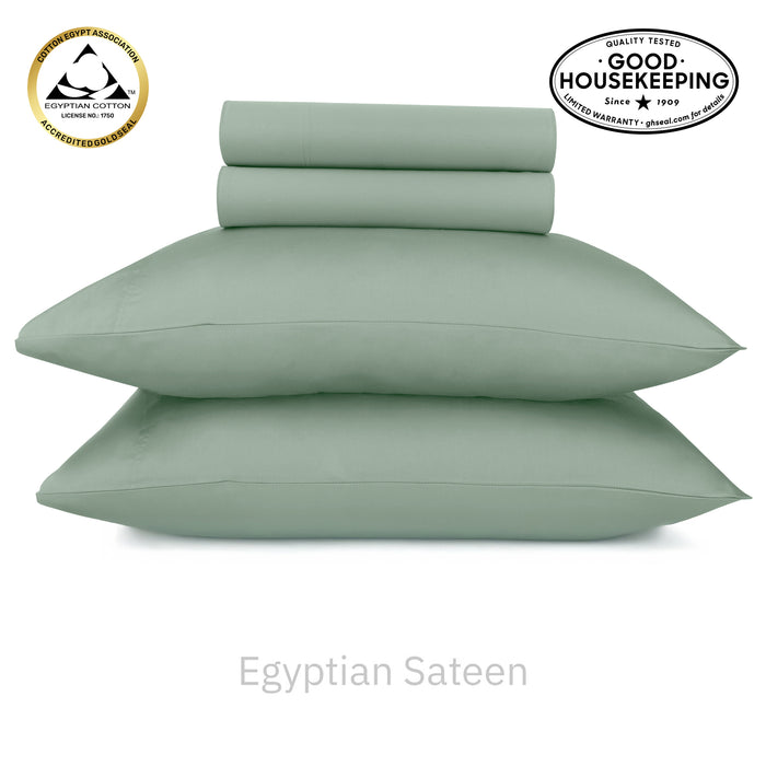 Signature Egyptian Cotton Sateen Sheet Set