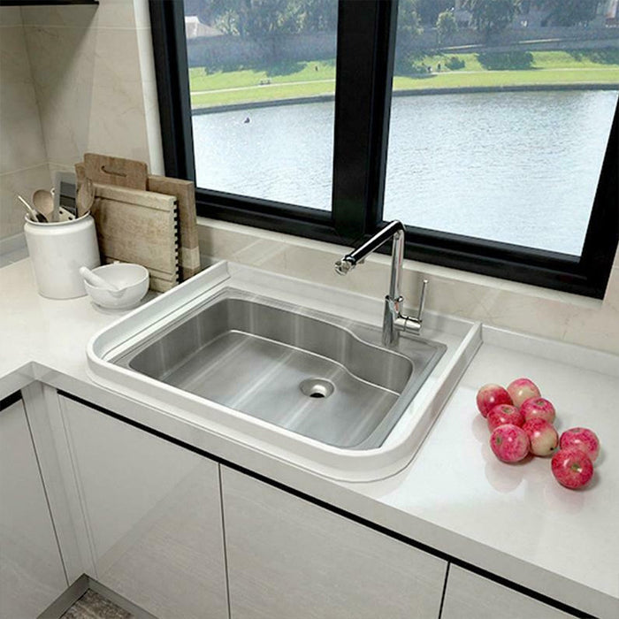 Silicone Water Separator Barrier installed in the kitchen