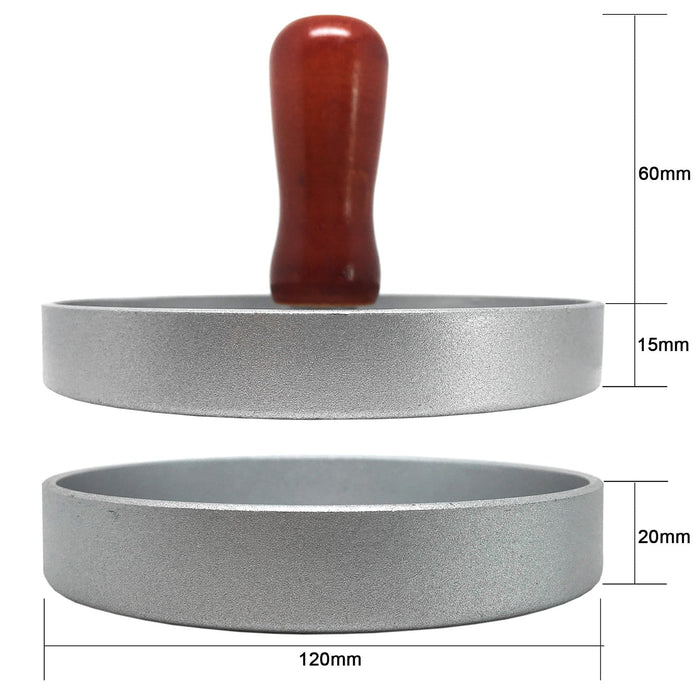 Single Hamburger Press Aluminum Alloy Non Stick Hamburger Meat Beef Grill Burger Press Patty Maker Mold
